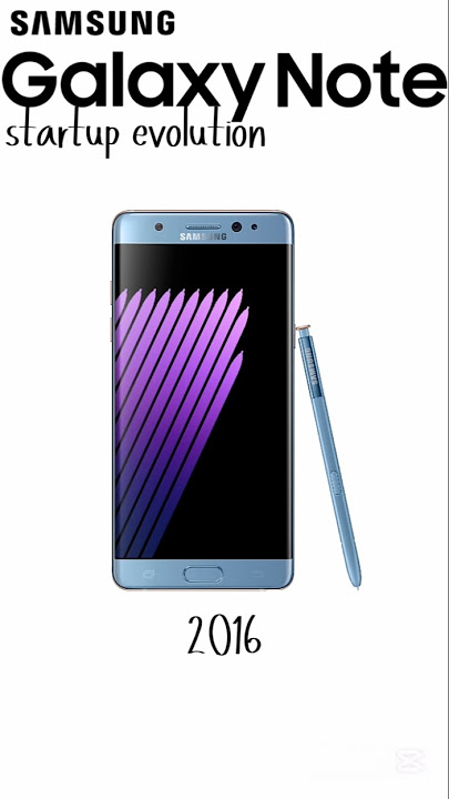 Samsung Note startup evolution sound. (2011-2020)#android#samsung