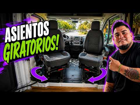 We Finally Have Swivel Seats! | Van Build Ep. 31