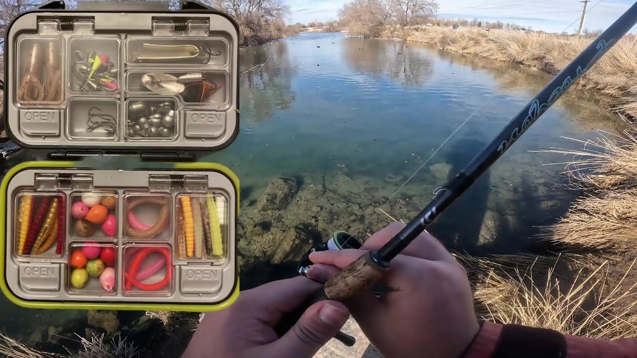 I MADE MY OWN TROUT KIT!!! (Fishing Challenge) 