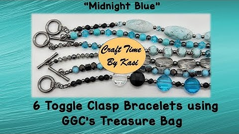 6 Toggle Clasp Bracelets using GGC