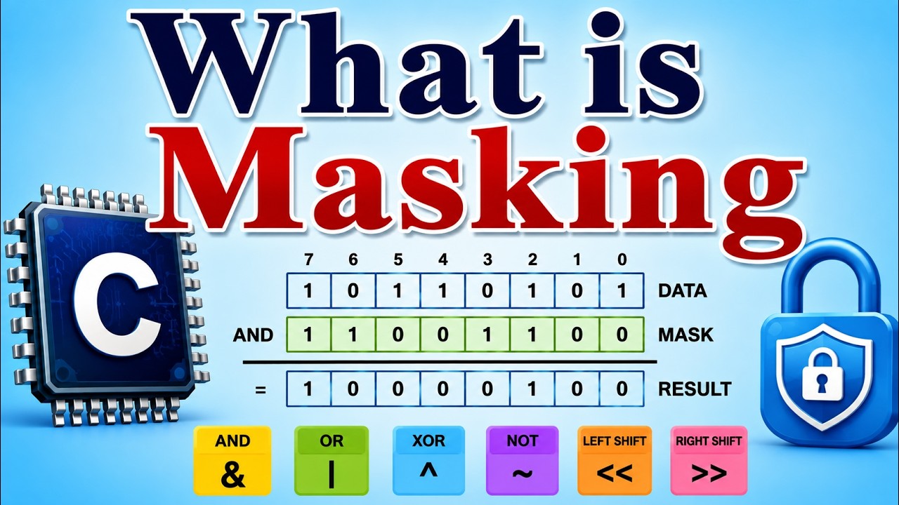 Bit Masking in Embedded C | Bit masking | Bit Masking in Embedded ...
