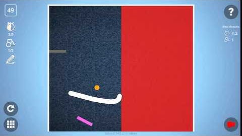 Check out how I solved level 49 in Brain It On! #BrainItOn