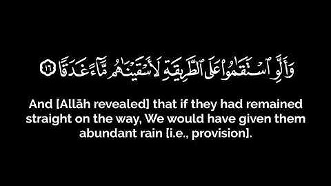 القرآن الكريم||Alquran Alkarm || سورة || الجن ||