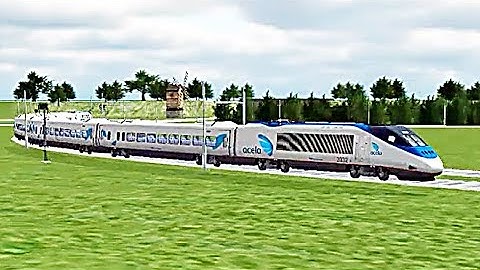 Train Sim - Southern England Using Acela Express - Simulasi Kereta Api