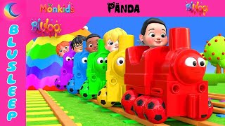 Train Choo Choo Song Colorful Train Blusleep Nursery Rhymes & Kids Songs
