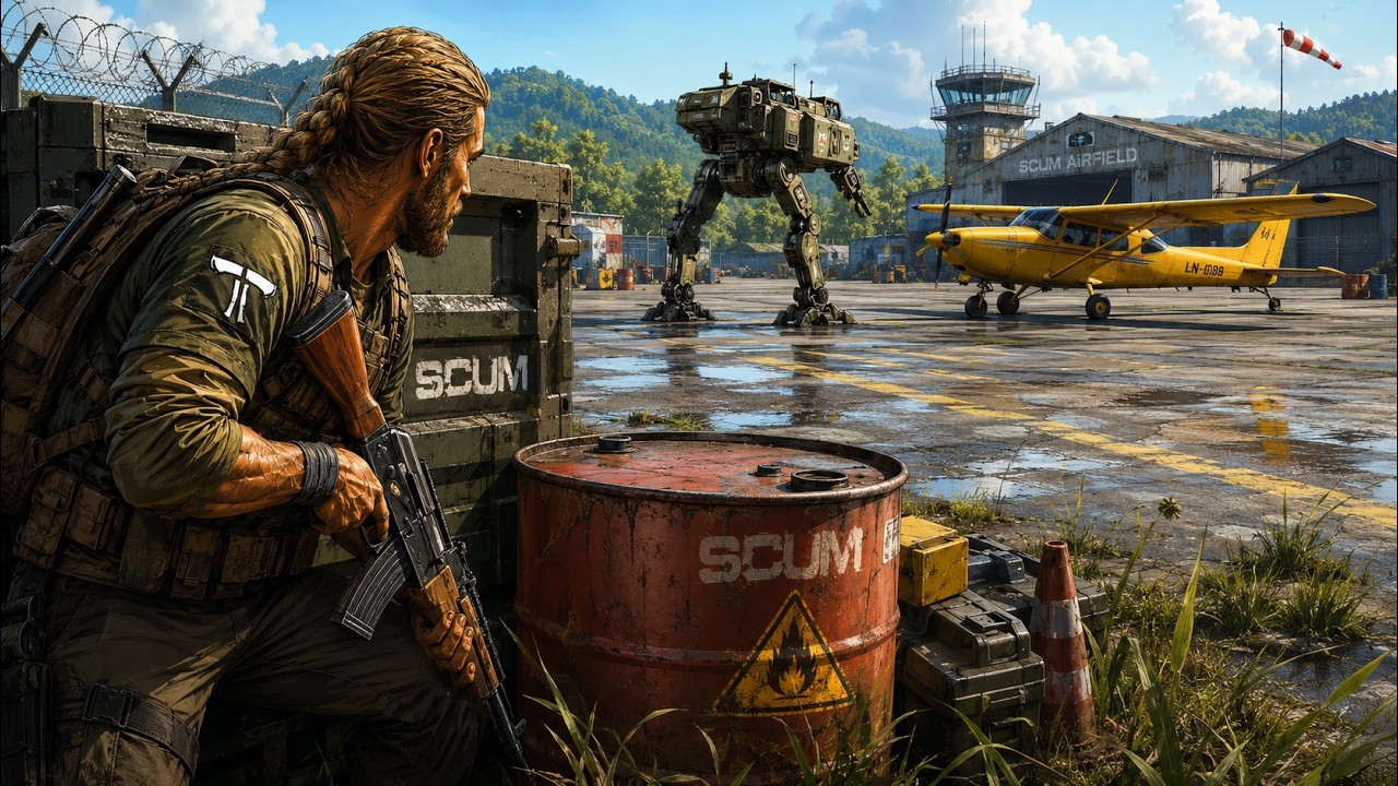 SCUM - Torak´s Private Server - Day 8 🧟 (End) | Update 1.3 - Into the Wild