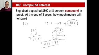 Saxon Math - Pre-Algebra 1/2: 3rd Edition (Lesson 109) - Simple and Compound Interest