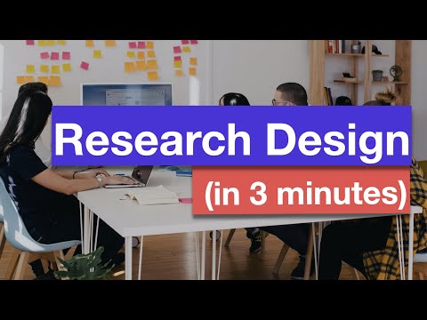 Research Design (in 3 minutes)