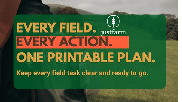 How to Use Farm Exports in JustFarm | Print Maps and Action Plans for the Field