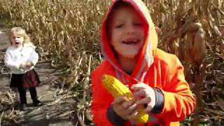 Kids Get Lost In Scary Corn Maze! 🎃🎃☠☠