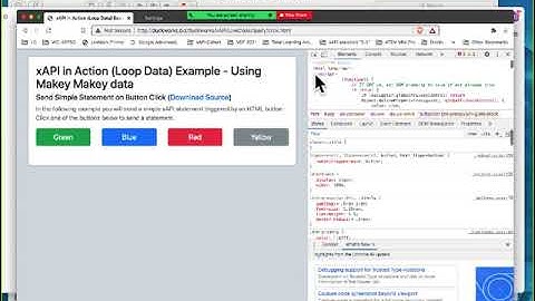 xAPI in LiveCode Week #6 3 10 21 768 x 576