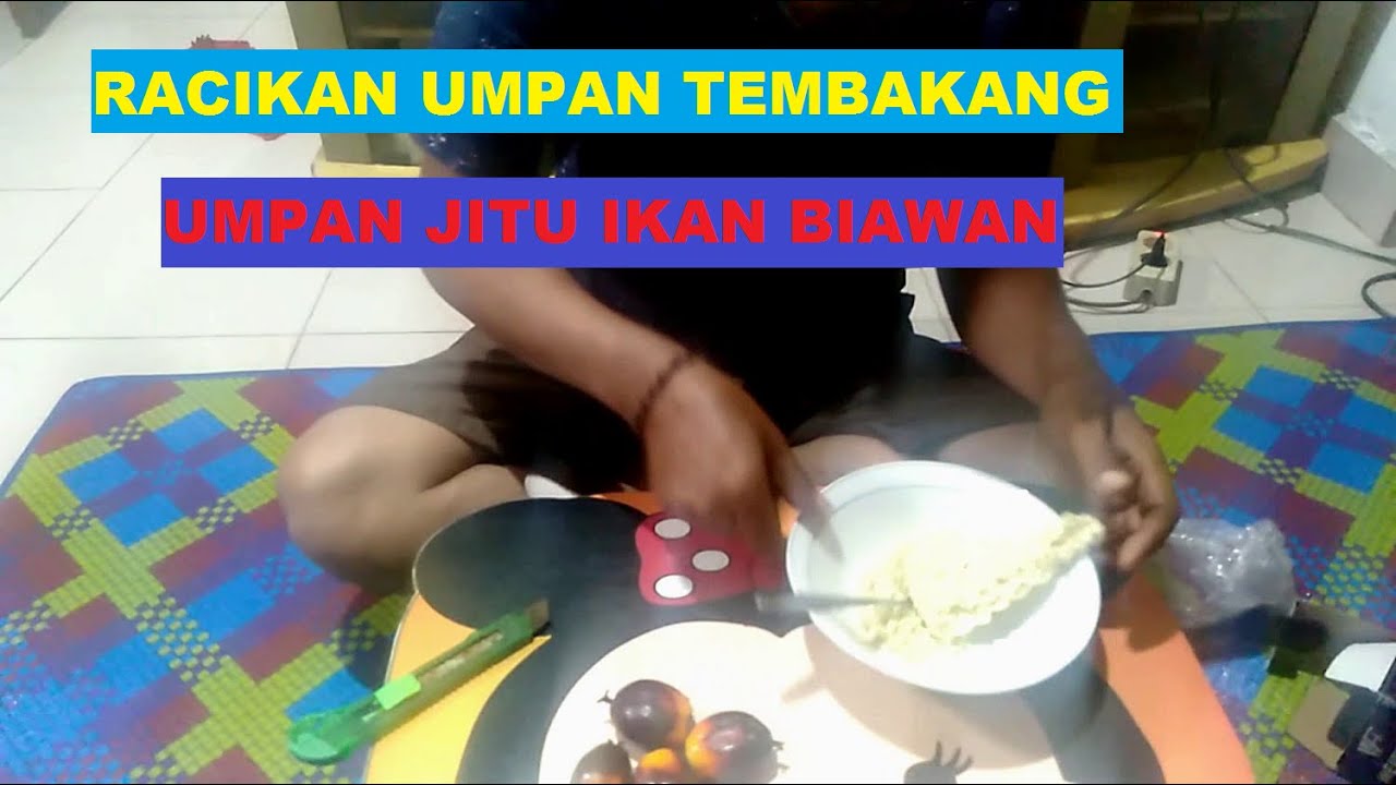 UMPAN JITU IKAN TEMBAKANG 2021 || RACIKAN UMPAN IKAN BIAWAN 