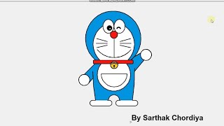 How to draw Doraemon using python | With Source code screenshot 2