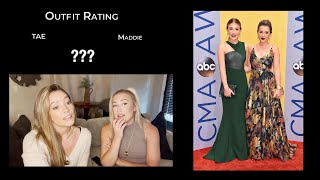 Maddie & Tae Rate their Red Carpet Looks!