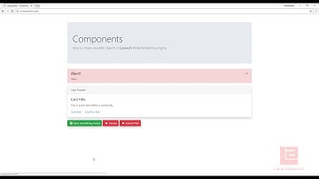 Laravel Tidbit - Blade Components