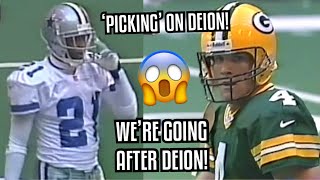 When Brett Favre ‘TESTED’ Deion Sanders 🥵 (QB Vs DB) Brett Favre Vs Deion Sanders