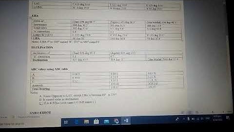 Calculating Celestial Body