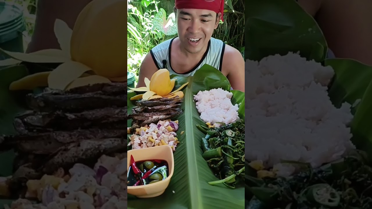 Kahit nasa likod lang kayo ng bahay nyo basta sama sama masaya kumain.