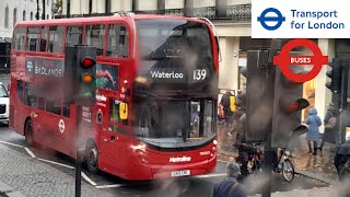 FULL ROUTE JOURNEY l London Bus Route 139 - Waterloo to Golders Green l TEH2074 LK15 CRZ