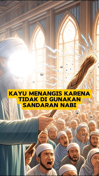 Kayu Menangis karena Tidak Digunakan Sandaran Nabi Lagi #short