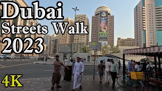 Dubai Streets Walk In Summer 2023 4K
