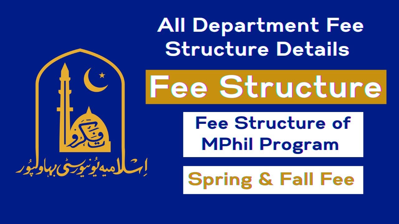 Fee Structure of MPhil Program in IUB || All Department Fee Structure Details ||  Spring & Fall Fee