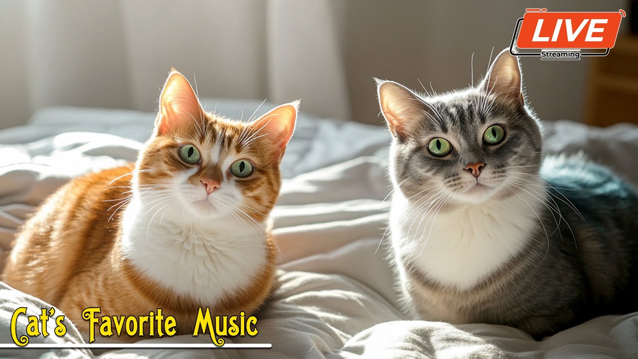Gentle Tunes for Cat Relaxation: Calming Music to Reduce Feline Stress ... - Feline Stress Drumming Music