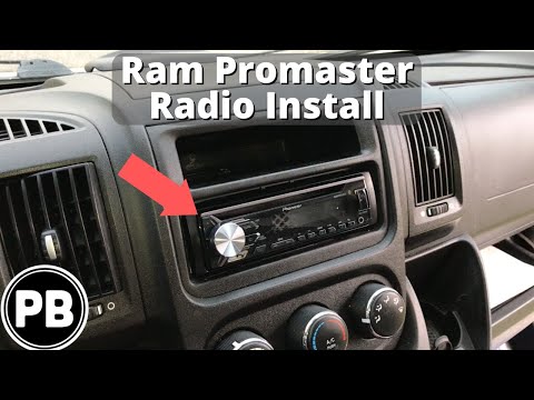 2013 Up Ram Promaster Fiat Ducato Van Stereo Install