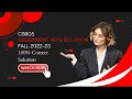 CS605 Assignment 2 | 100 % Correct Solution| Assignment 2 CS605 Fall 2022/23