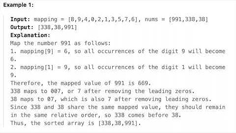 2191. Sort the Jumbled Numbers