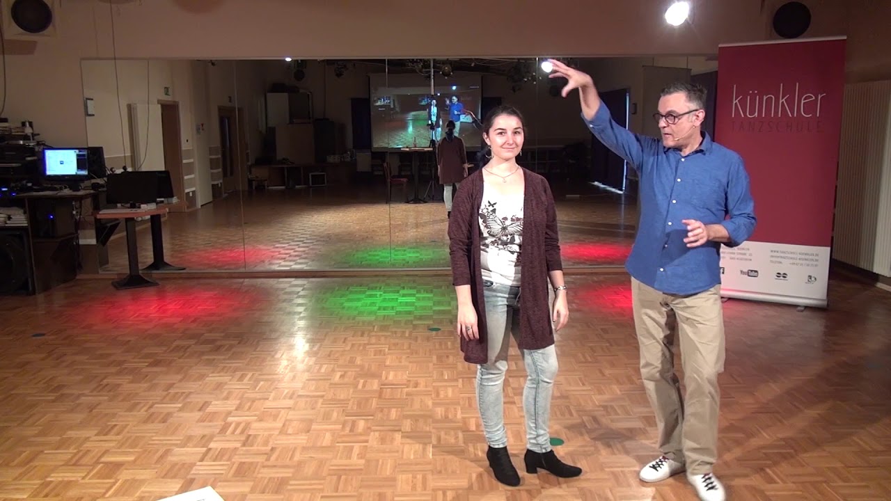 Tango - Wiegeschritt zu Linksdrehung