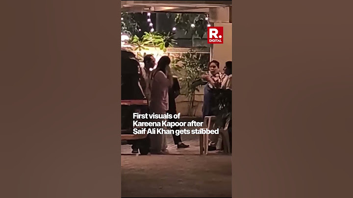 First Visuals Of Kareena Kapoor After Saif Ali Khan Gets Stabbed