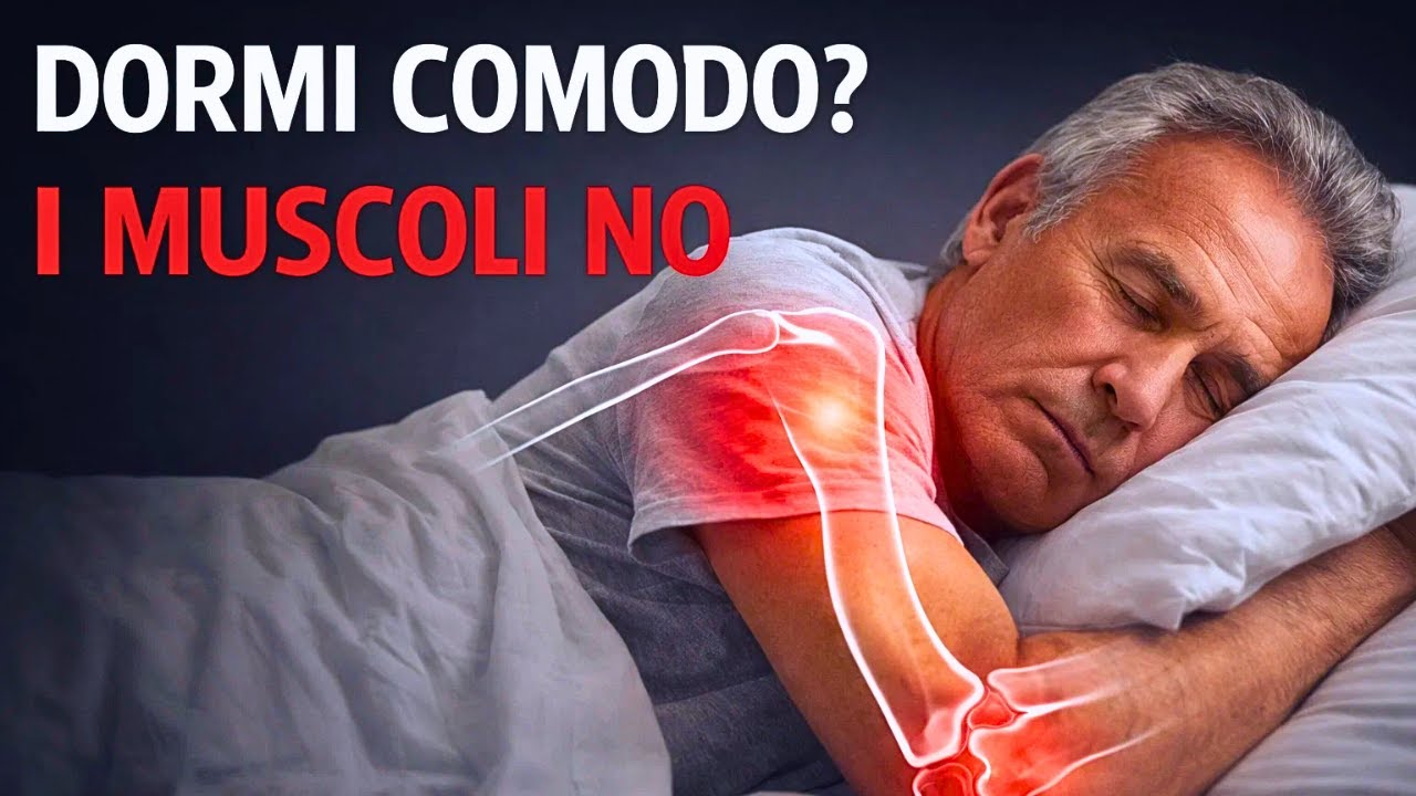 Queste POSIZIONI PER DORMIRE FAVORISCONO la PERDITA MUSCOLARE durante la NOTTE | BENESSERE OVER 60