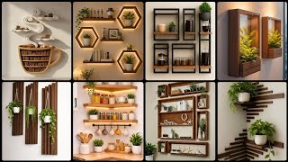 Wall shelf design for living room, bedroom and kitchen//Floating wall shelf design ideas