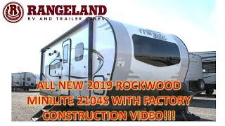 ROCKWOOD MINILITE 2104S WITH FACTORY TOUR!!!