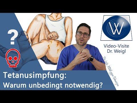 Video: Macht eine Tetanusimpfung eine Verletzung meldepflichtig?