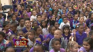 Ravens Surprise Students On First Purple Friday Of The Year