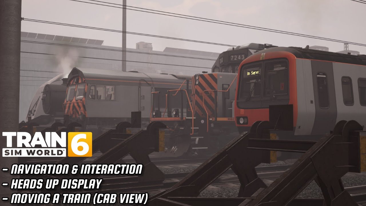 Navigation, HUD & Moving a Train [Basics] | Train Sim World 6 