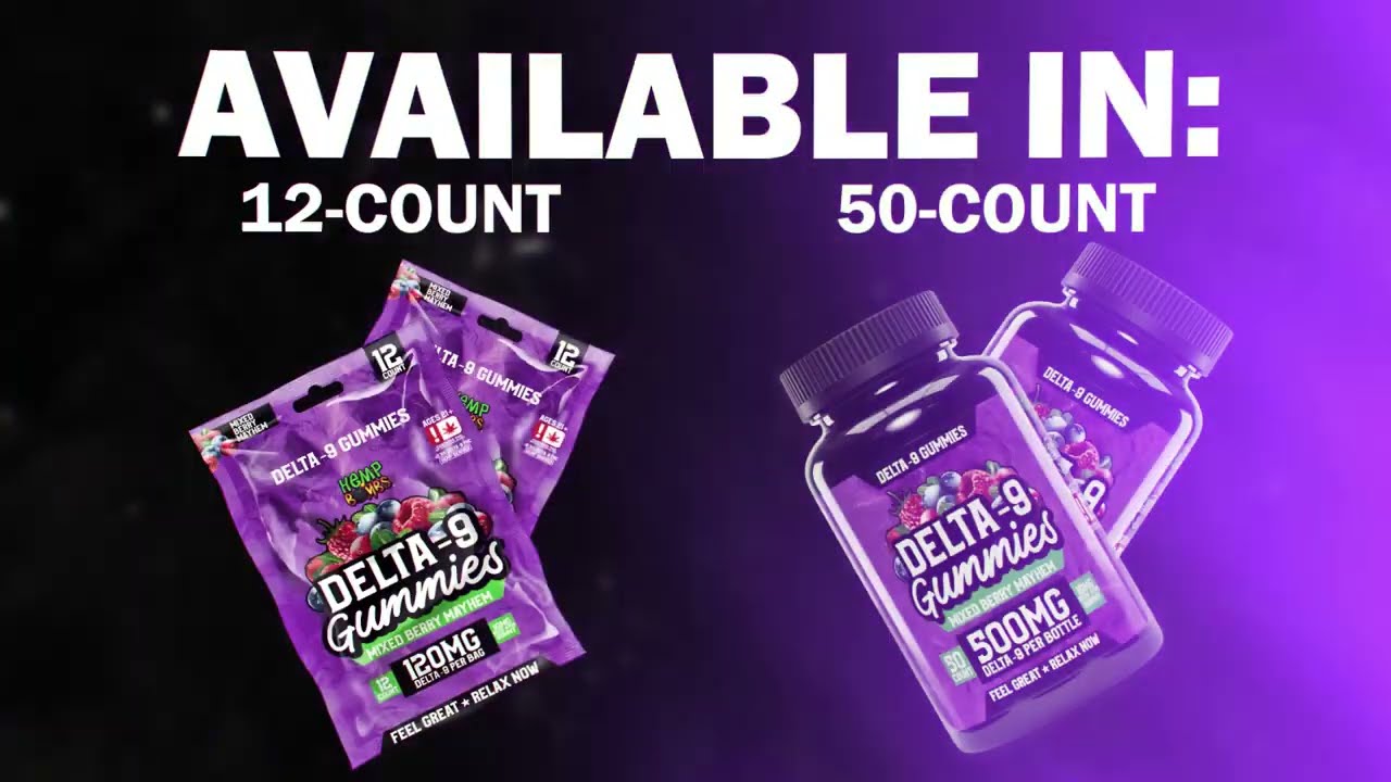 Delta 9 Gummies | Delta 9 THC Gummies | Mixed Berry Mayhem | Hemp Bombs®