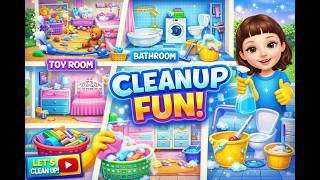 Kitchen, Bathroom & Bedroom Cleaning 🧹 |  Cleanup 5 Game | Cleaning Gameplay #games #cleaninggame screenshot 4