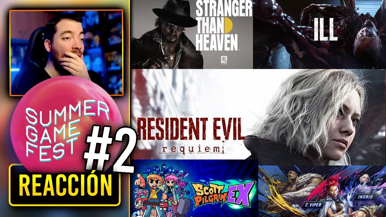 QUÉ PINTÓN! RESIDENT EVIL 9: REQUIEM, Stranger Than Heaven... Mi REACCIÓN al Summer Game Fest #2