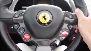 Ferrari 458 spider change sport mode to race 24/08/2014