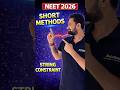 String Constraint Short Trick | Physics Made Easy for NEET Droppers | By SuryaBhan Sir
