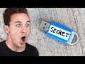 I Found A MINECRAFT MAP On This LOST USB! *SECRET*