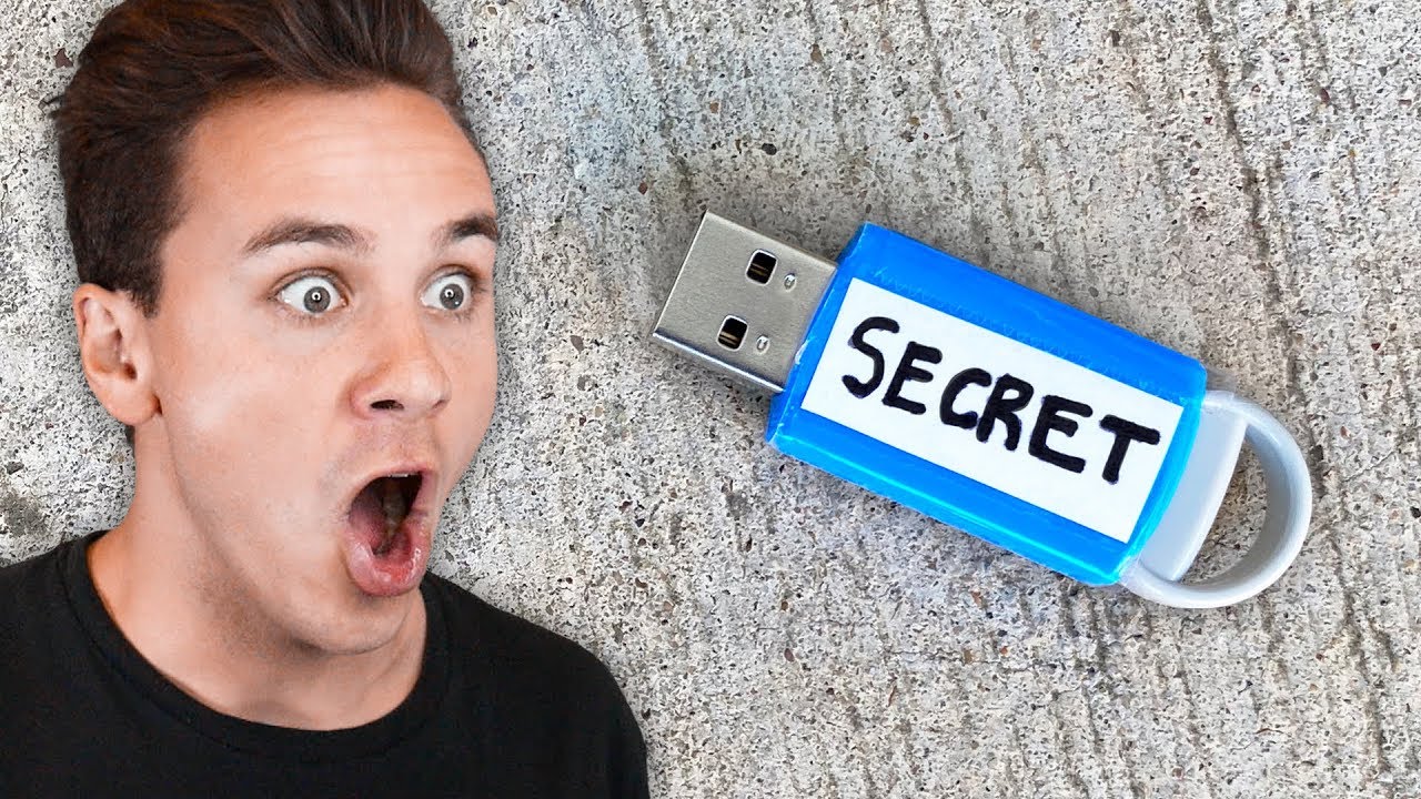 I Found A Minecraft Map On This Lost Usb Secret Youtube