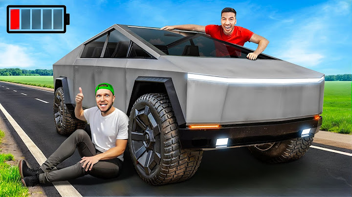 J'ai Survécu 24 heures dans un CyberTruck !