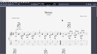 吉他譜W _ Stoney (史東妮)   Guitar Pro 8