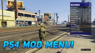 GTA5 PS4 FUN WITH MOD MENU! (PS4 MODDING) 