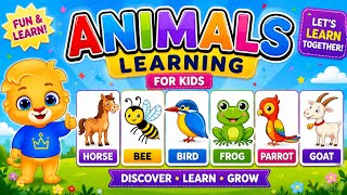 Animals And  Shapes Learning For Kids Discover Learn Grow  Discover The Power Of Shape Based Learning