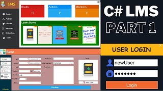 C# Project Tutorial  Create a Library Management System Using C# And MySQL  [ Part 1 ]